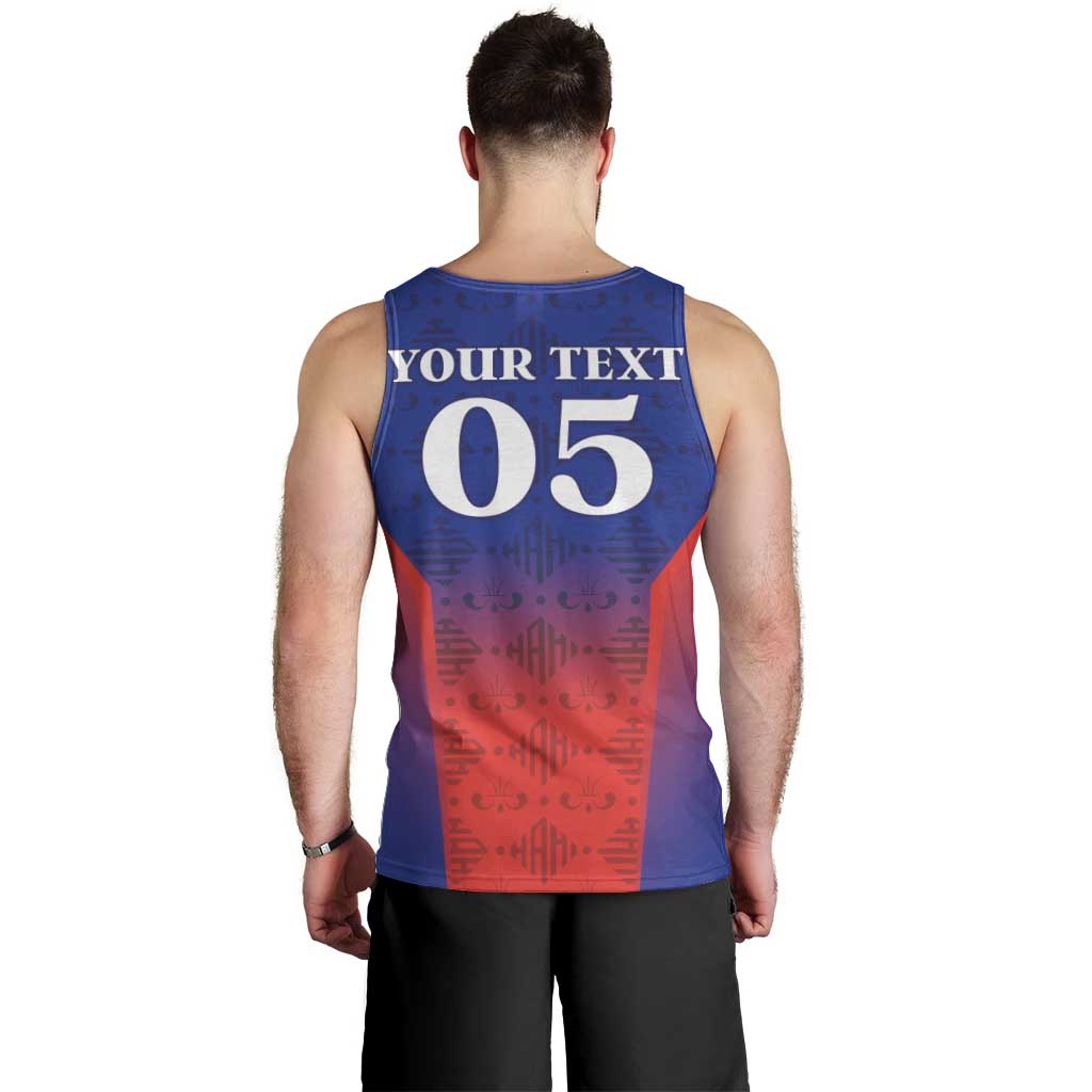Custom Haiti Football Men Tank Top Sporty Style - Wonder Print Shop