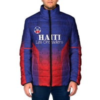 Custom Haiti Football Padded Jacket Sporty Style - Wonder Print Shop