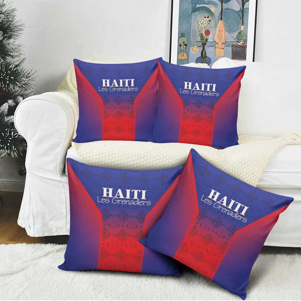 Haiti Football Pillow Cover Sporty Style - Wonder Print Shop