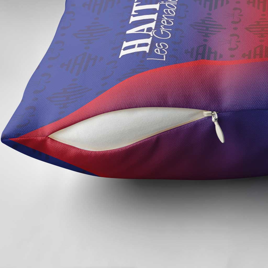 Haiti Football Pillow Cover Sporty Style - Wonder Print Shop