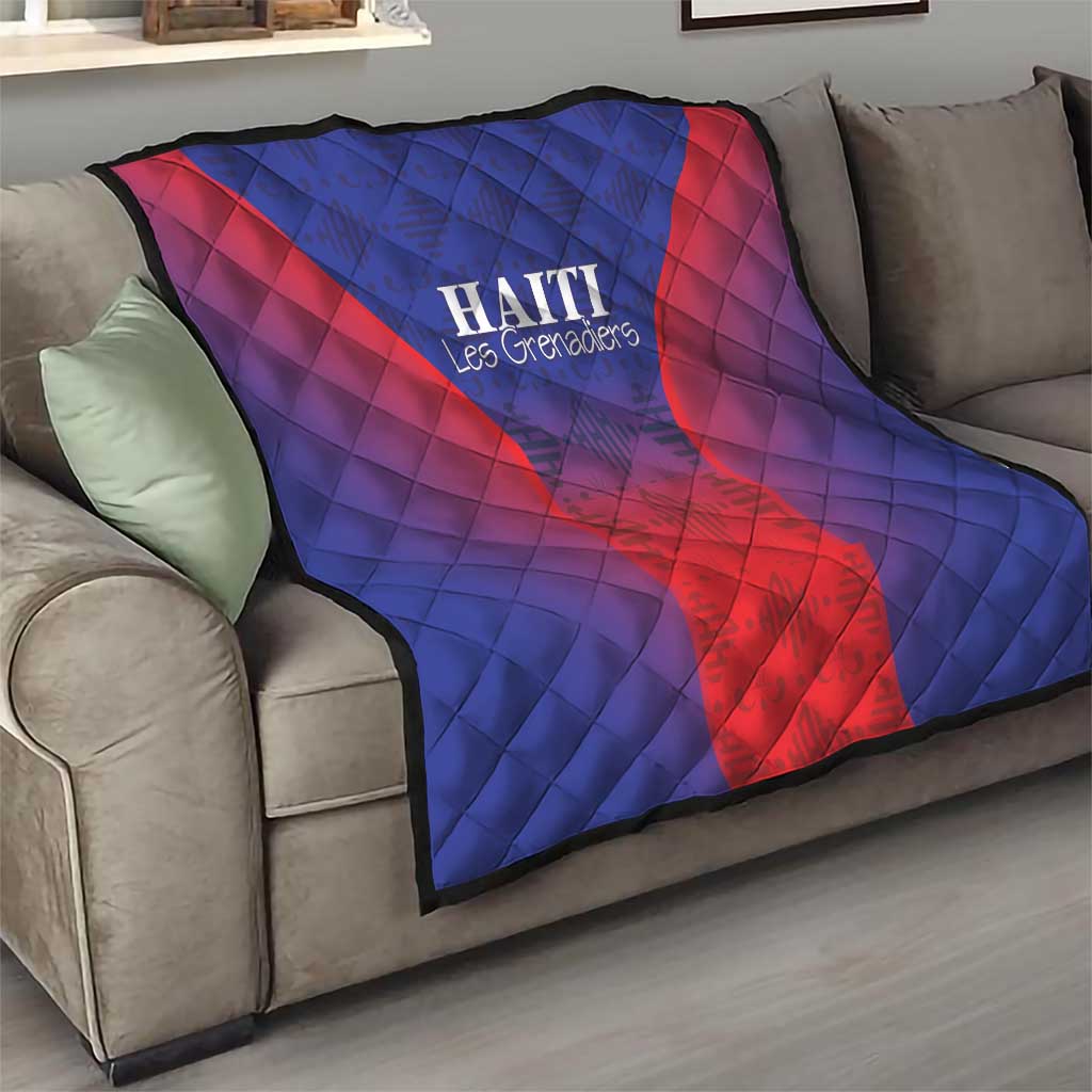 Haiti Football Quilt Sporty Style - Wonder Print Shop