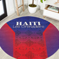 Haiti Football Round Carpet Sporty Style - Wonder Print Shop