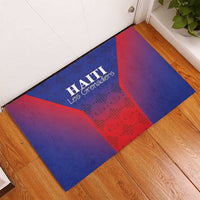Haiti Football Rubber Doormat Sporty Style - Wonder Print Shop