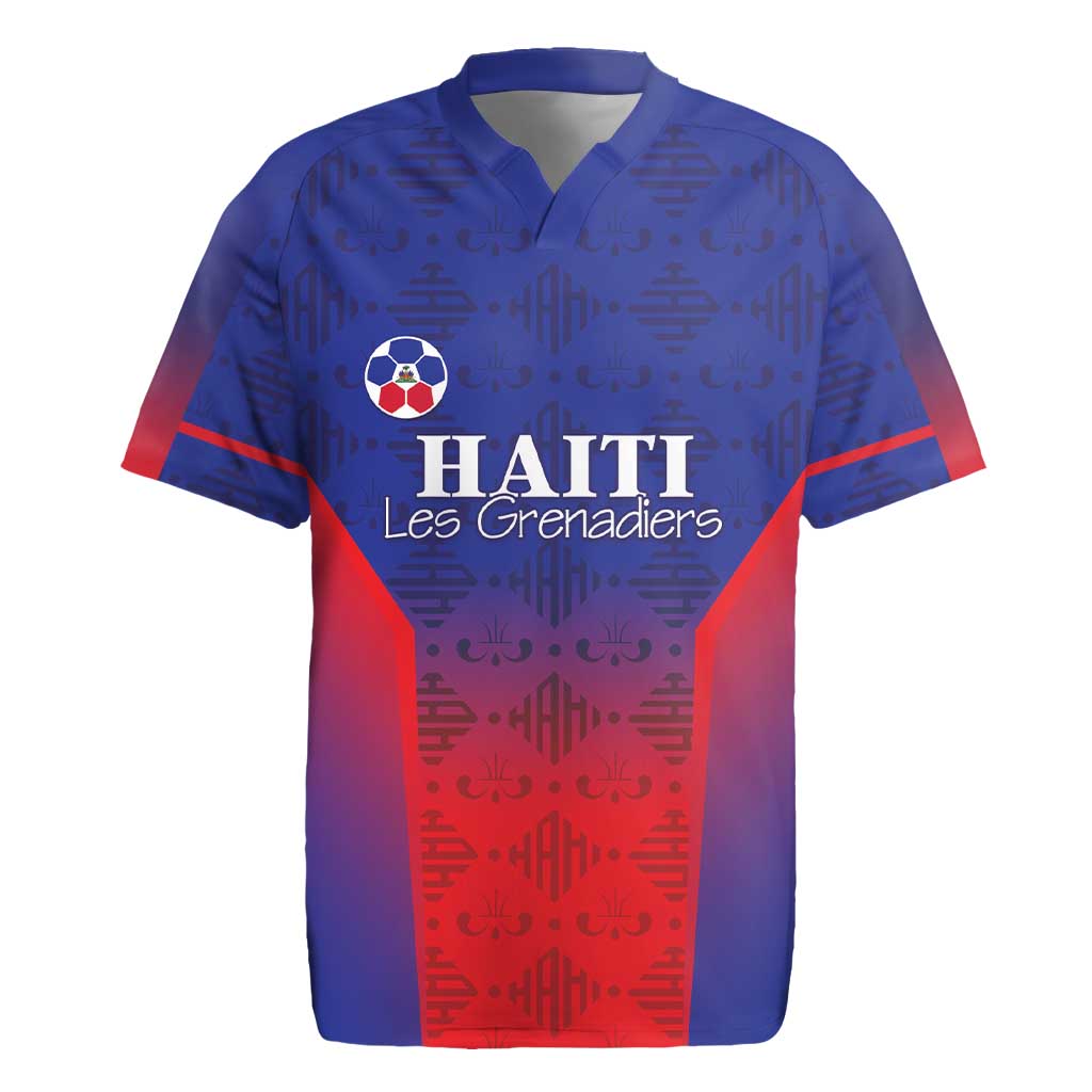 Custom Haiti Football Rugby Jersey Sporty Style - Wonder Print Shop