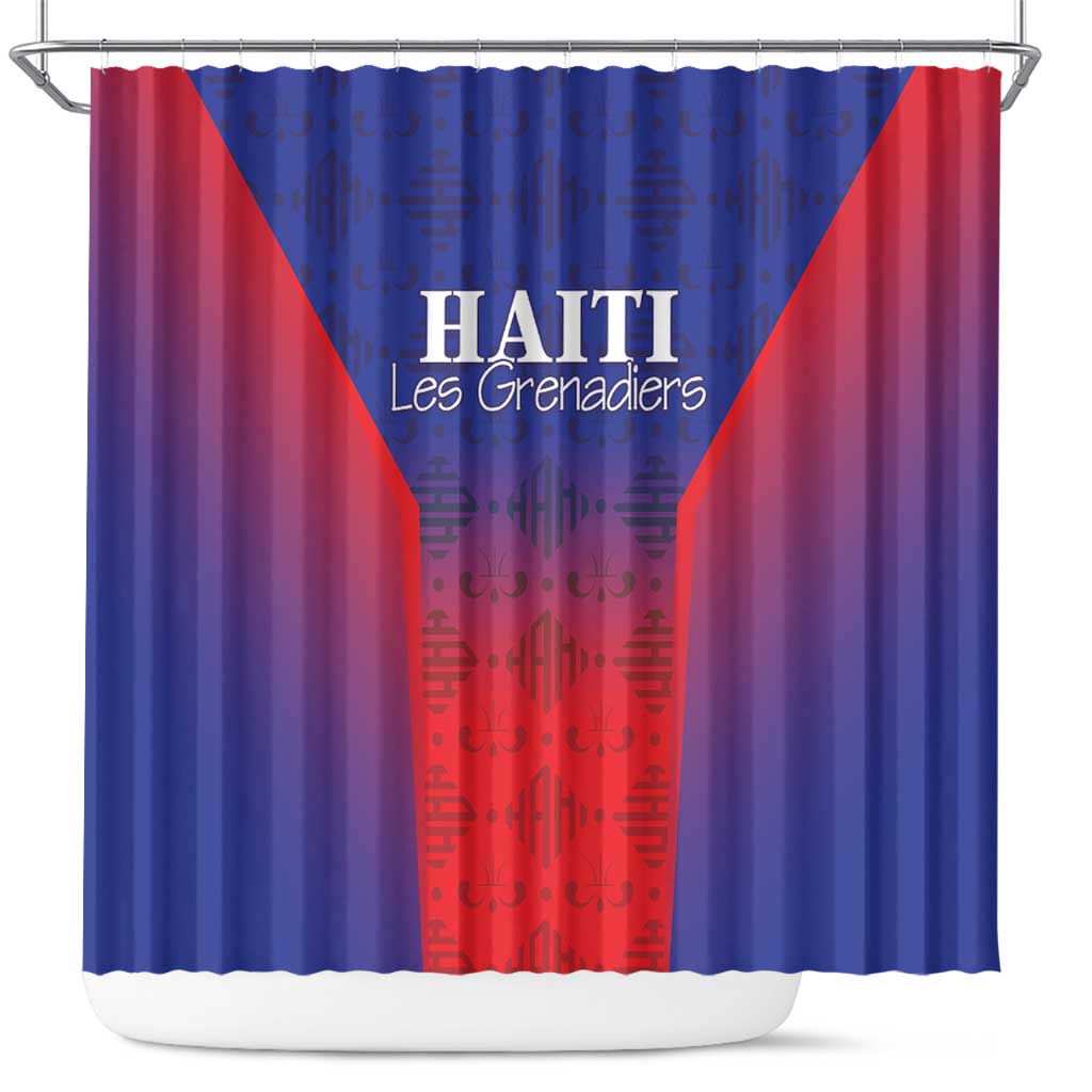 Haiti Football Shower Curtain Sporty Style - Wonder Print Shop