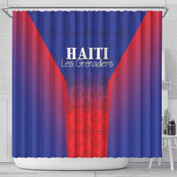 Haiti Football Shower Curtain Sporty Style - Wonder Print Shop