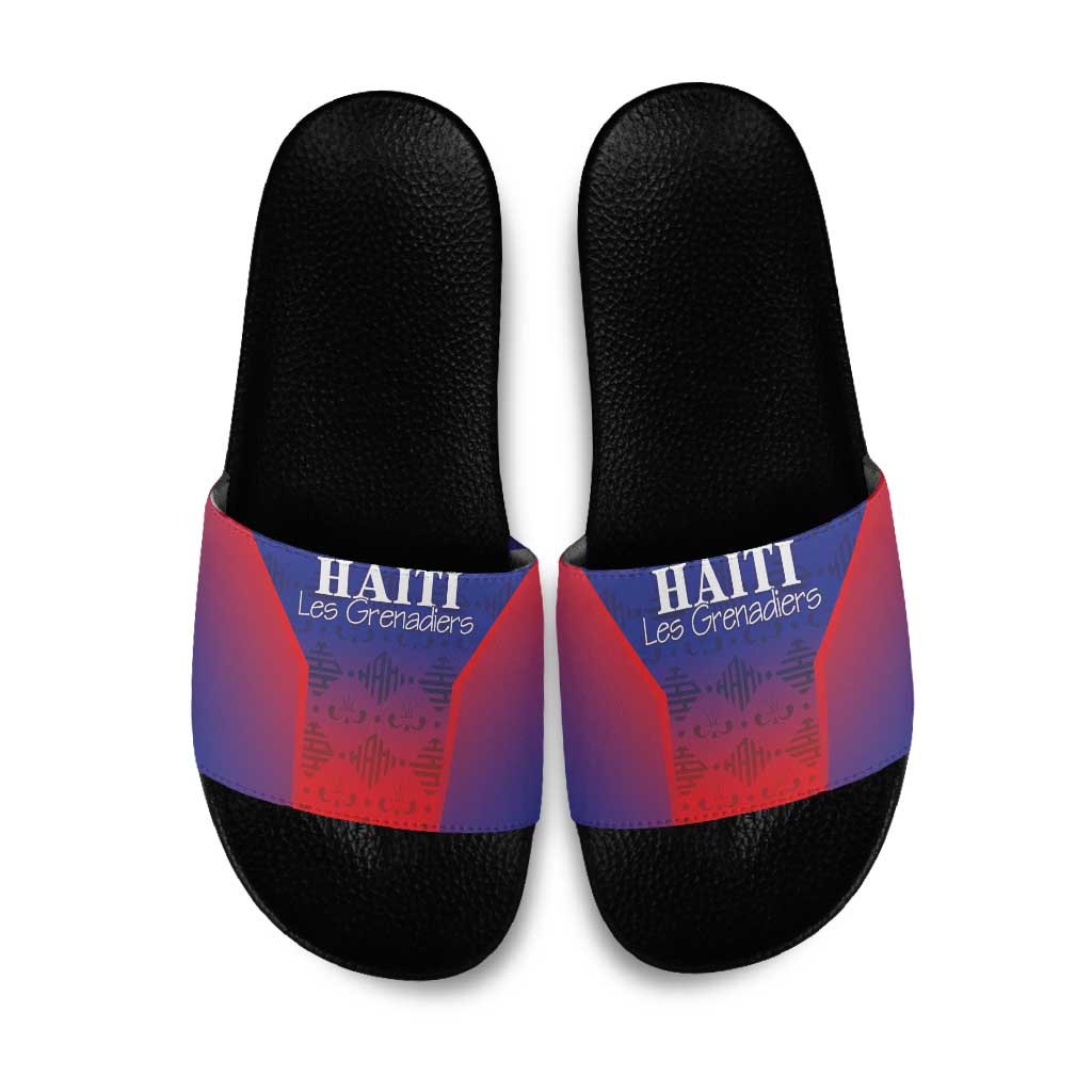 Haiti Football Slide Sandals Sporty Style - Wonder Print Shop