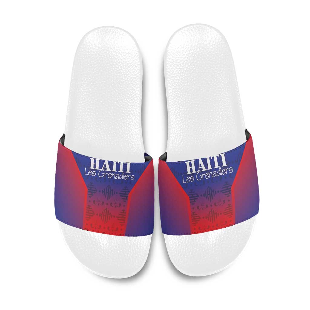 Haiti Football Slide Sandals Sporty Style - Wonder Print Shop