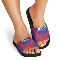 Haiti Football Slide Sandals Sporty Style - Wonder Print Shop