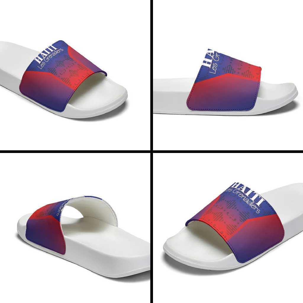 Haiti Football Slide Sandals Sporty Style - Wonder Print Shop