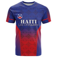 Custom Haiti Football T Shirt Sporty Style - Wonder Print Shop