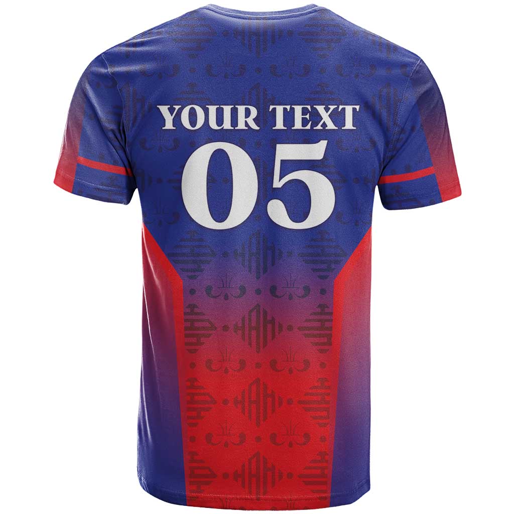 Custom Haiti Football T Shirt Sporty Style - Wonder Print Shop