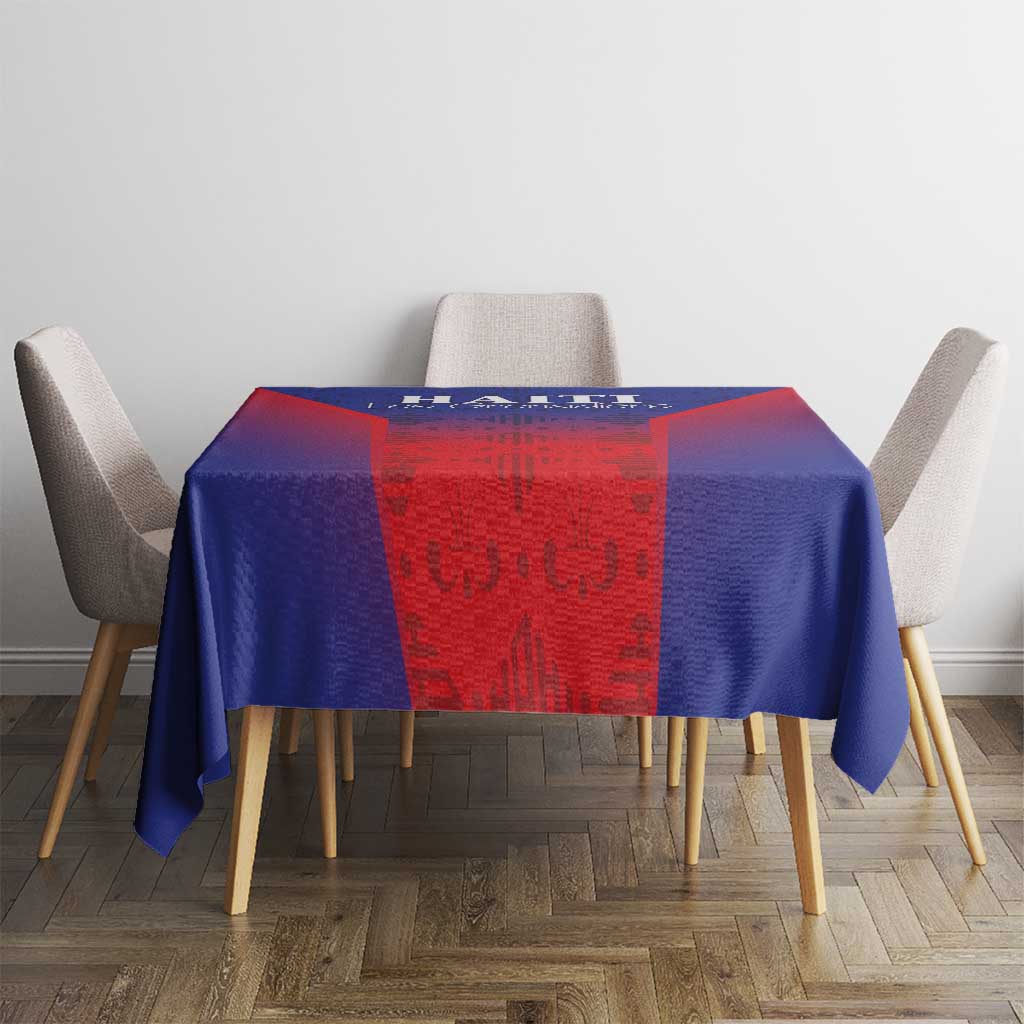 Haiti Football Tablecloth Sporty Style - Wonder Print Shop
