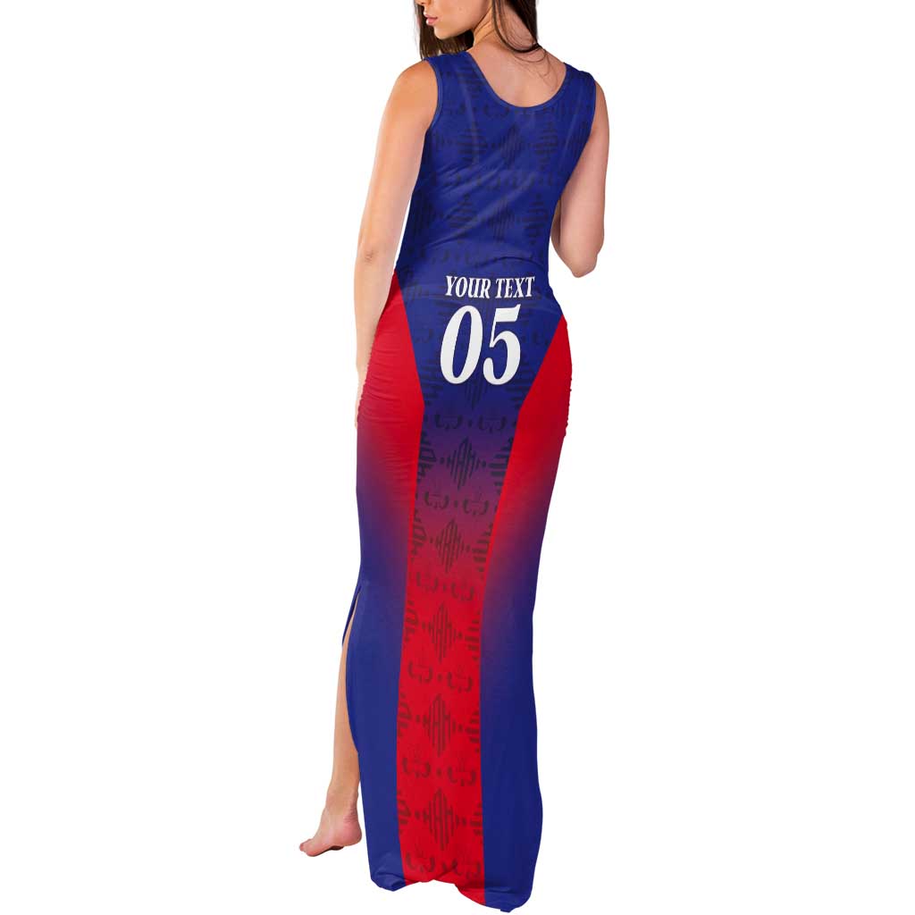 Custom Haiti Football Tank Maxi Dress Sporty Style - Wonder Print Shop
