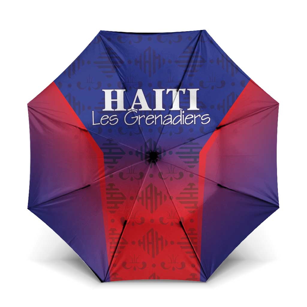 Haiti Football Umbrella Sporty Style - Wonder Print Shop