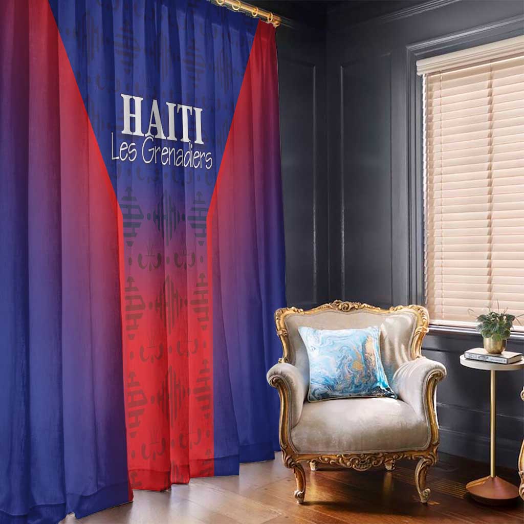 Haiti Football Window Curtain Sporty Style - Wonder Print Shop