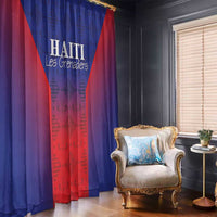 Haiti Football Window Curtain Sporty Style - Wonder Print Shop