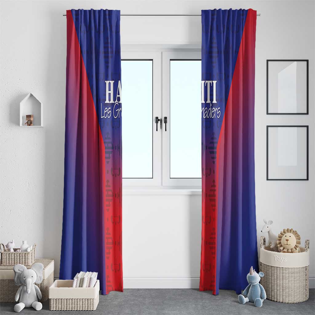 Haiti Football Window Curtain Sporty Style - Wonder Print Shop