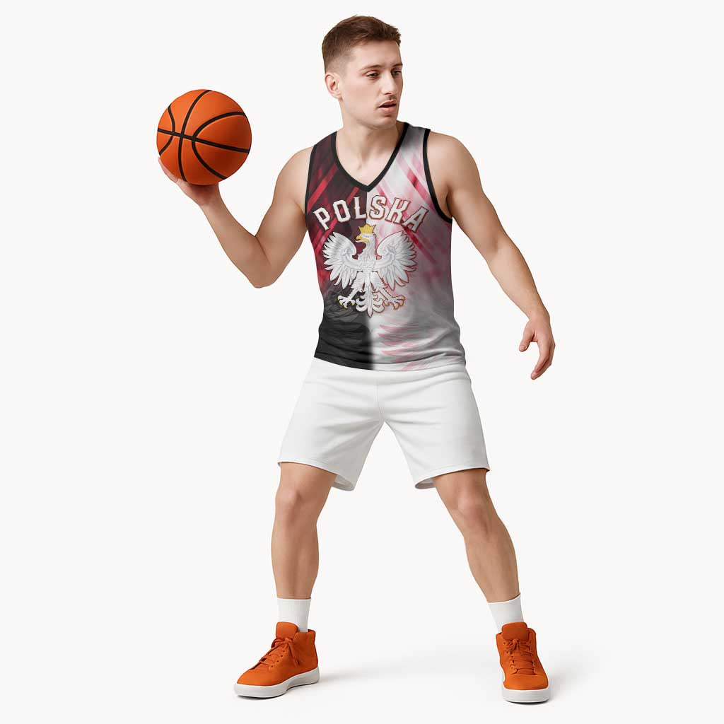 Personalized Poland Crowned Eagle Basketball Jersey Special Style - Wonder Print Shop