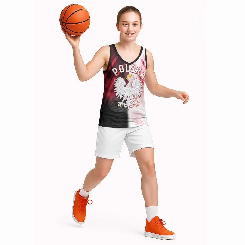 Personalized Poland Crowned Eagle Basketball Jersey Special Style - Wonder Print Shop