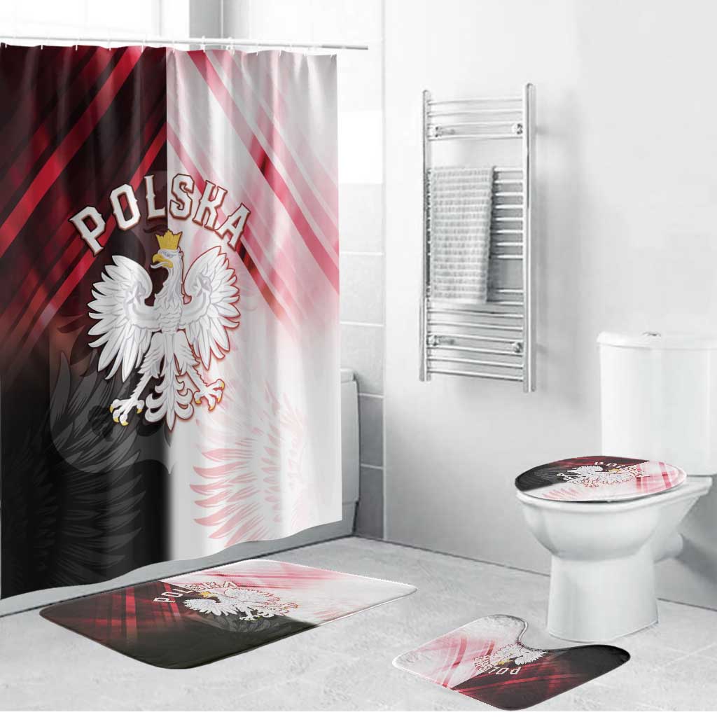 Poland Crowned Eagle Bathroom Set Special Style - Wonder Print Shop