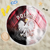 Poland Crowned Eagle Beach Blanket Special Style - Wonder Print Shop