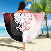 Poland Crowned Eagle Beach Blanket Special Style - Wonder Print Shop