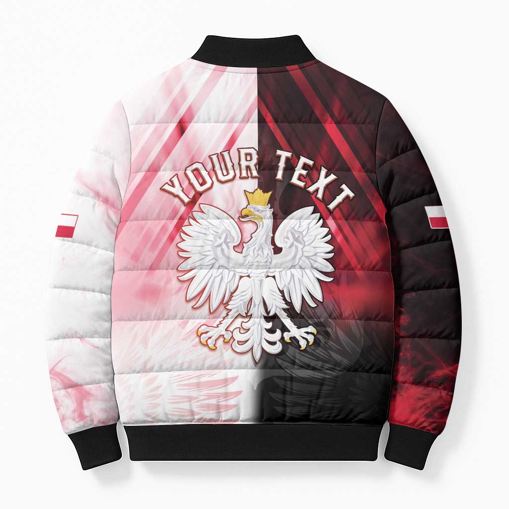 Personalized Poland Crowned Eagle Bomber Puffer Jacket Special Style - Wonder Print Shop
