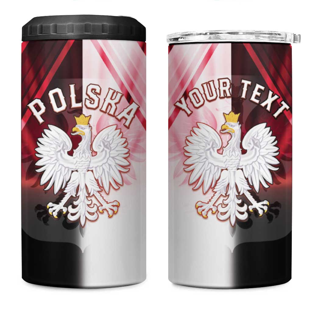 Personalized Poland Crowned Eagle 4 in 1 Can Cooler Tumbler Special Style - Wonder Print Shop