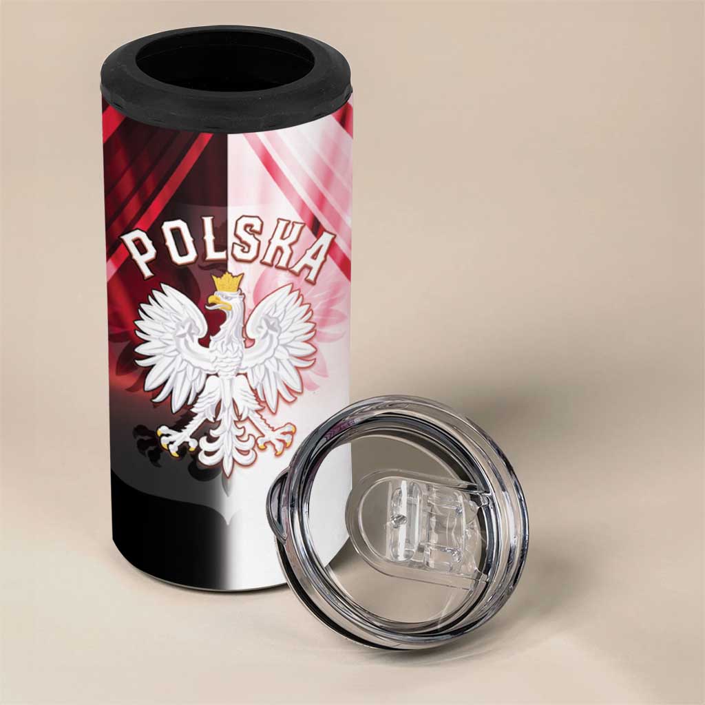 Personalized Poland Crowned Eagle 4 in 1 Can Cooler Tumbler Special Style - Wonder Print Shop