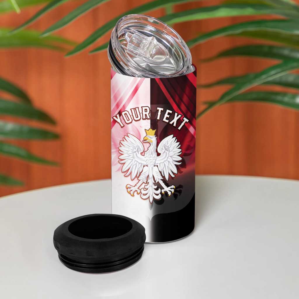 Personalized Poland Crowned Eagle 4 in 1 Can Cooler Tumbler Special Style - Wonder Print Shop
