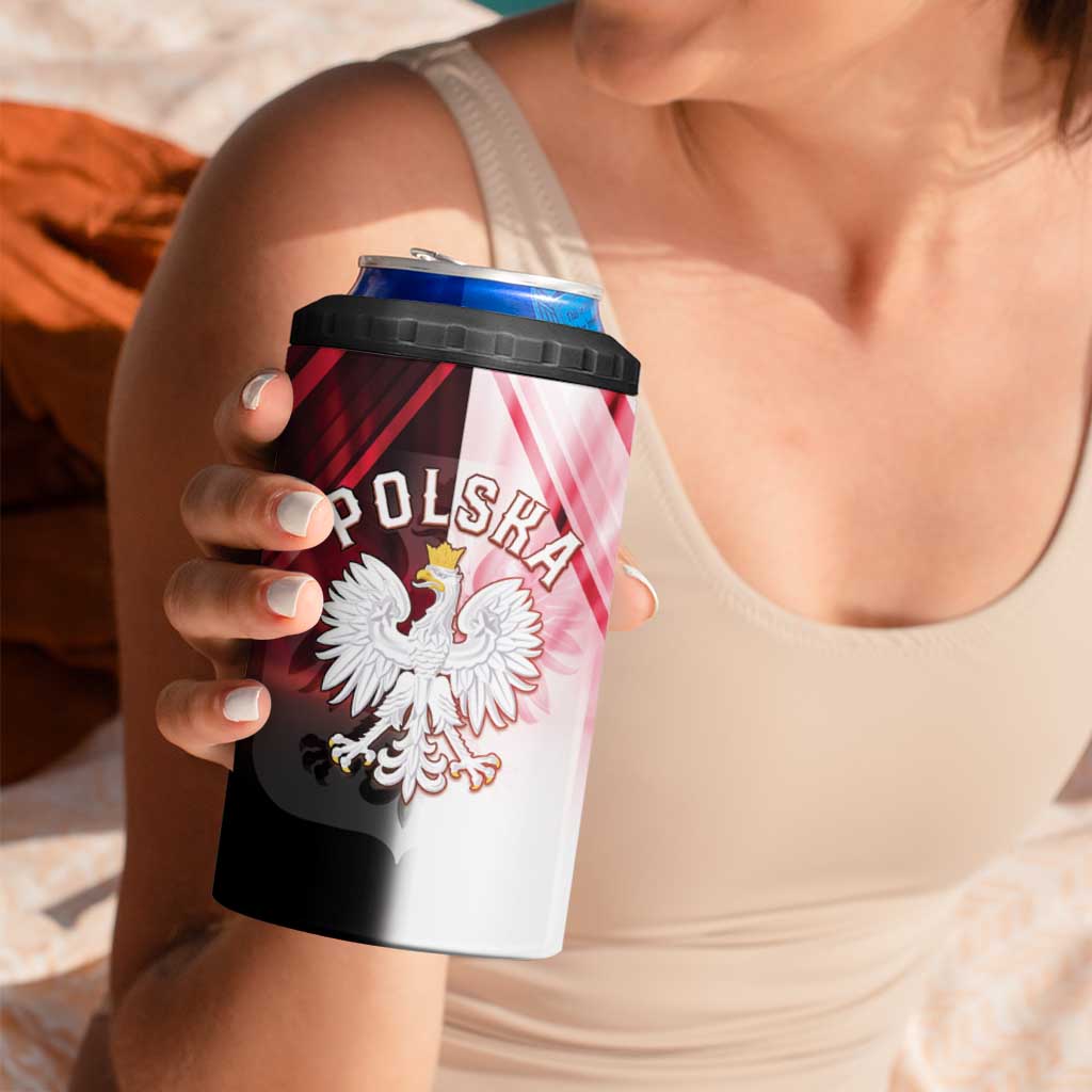 Personalized Poland Crowned Eagle 4 in 1 Can Cooler Tumbler Special Style - Wonder Print Shop