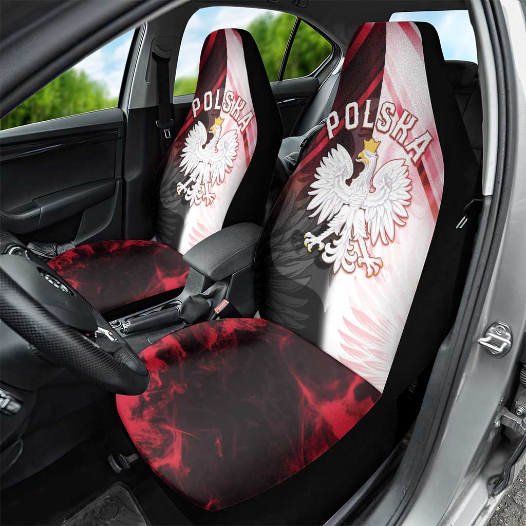 Poland Crowned Eagle Car Seat Cover Special Style - Wonder Print Shop