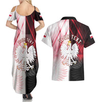 Personalized Poland Crowned Eagle Couples Matching Summer Maxi Dress and Hawaiian Shirt Special Style - Wonder Print Shop