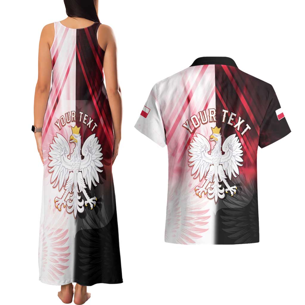 Personalized Poland Crowned Eagle Couples Matching Tank Maxi Dress and Hawaiian Shirt Special Style - Wonder Print Shop