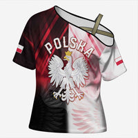 Personalized Poland Crowned Eagle Cross Shoulder Shirt Special Style - Wonder Print Shop