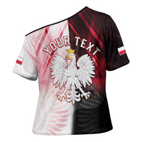 Personalized Poland Crowned Eagle Cross Shoulder Shirt Special Style - Wonder Print Shop