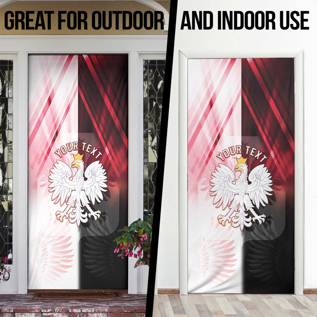 Personalized Poland Crowned Eagle Door Cover Special Style - Wonder Print Shop