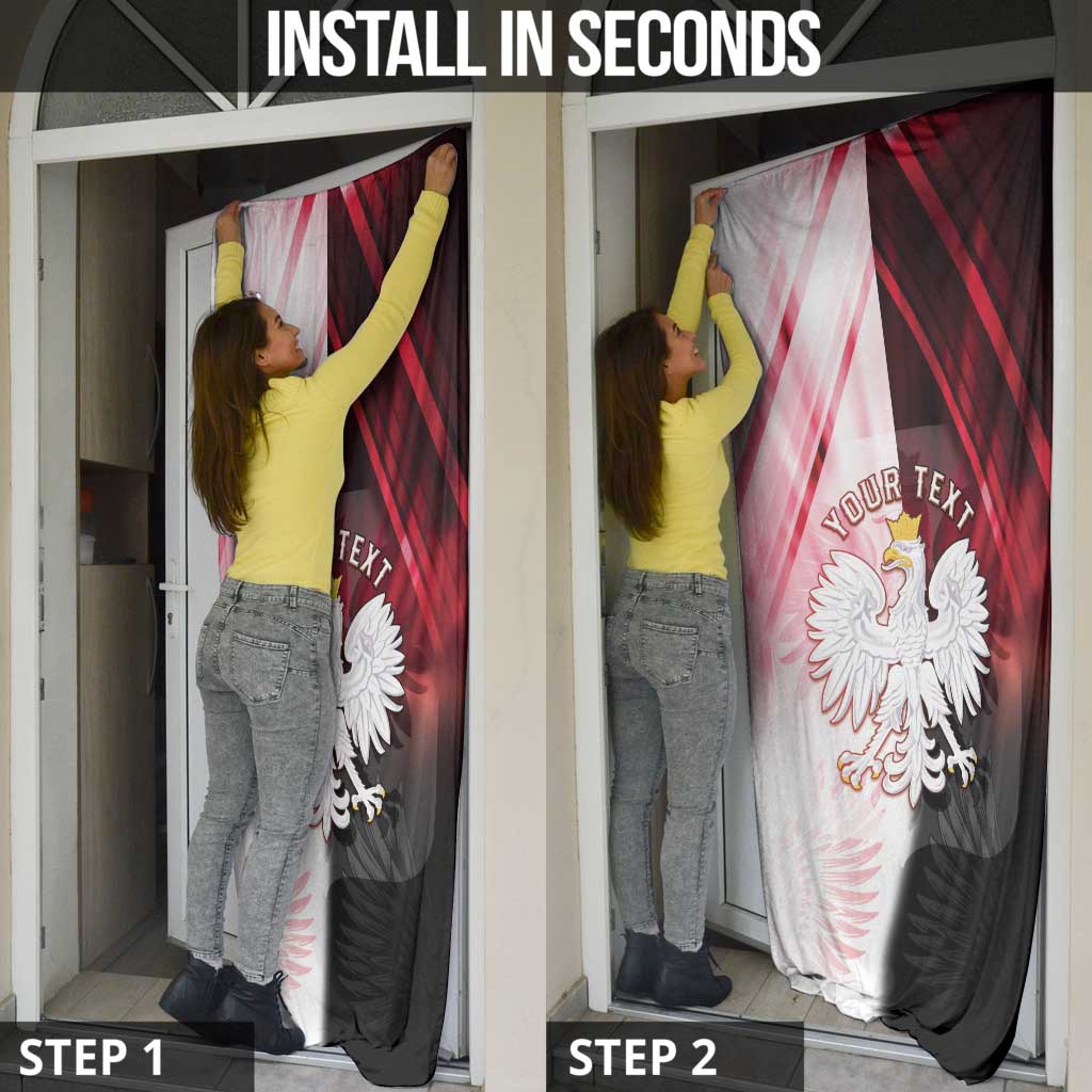 Personalized Poland Crowned Eagle Door Cover Special Style - Wonder Print Shop