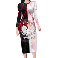 Personalized Poland Crowned Eagle Family Matching Long Sleeve Bodycon Dress and Hawaiian Shirt Special Style - Wonder Print Shop