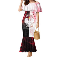 Personalized Poland Crowned Eagle Family Matching Mermaid Dress and Hawaiian Shirt Special Style - Wonder Print Shop