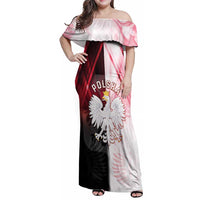 Personalized Poland Crowned Eagle Family Matching Off Shoulder Maxi Dress and Hawaiian Shirt Special Style - Wonder Print Shop