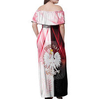Personalized Poland Crowned Eagle Family Matching Off Shoulder Maxi Dress and Hawaiian Shirt Special Style - Wonder Print Shop
