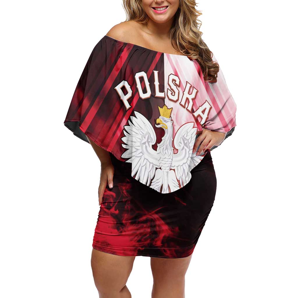 Personalized Poland Crowned Eagle Family Matching Off Shoulder Short Dress and Hawaiian Shirt Special Style - Wonder Print Shop