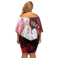 Personalized Poland Crowned Eagle Family Matching Off Shoulder Short Dress and Hawaiian Shirt Special Style - Wonder Print Shop