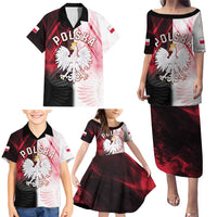 Personalized Poland Crowned Eagle Family Matching Puletasi and Hawaiian Shirt Special Style - Wonder Print Shop