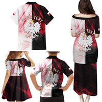Personalized Poland Crowned Eagle Family Matching Puletasi and Hawaiian Shirt Special Style - Wonder Print Shop