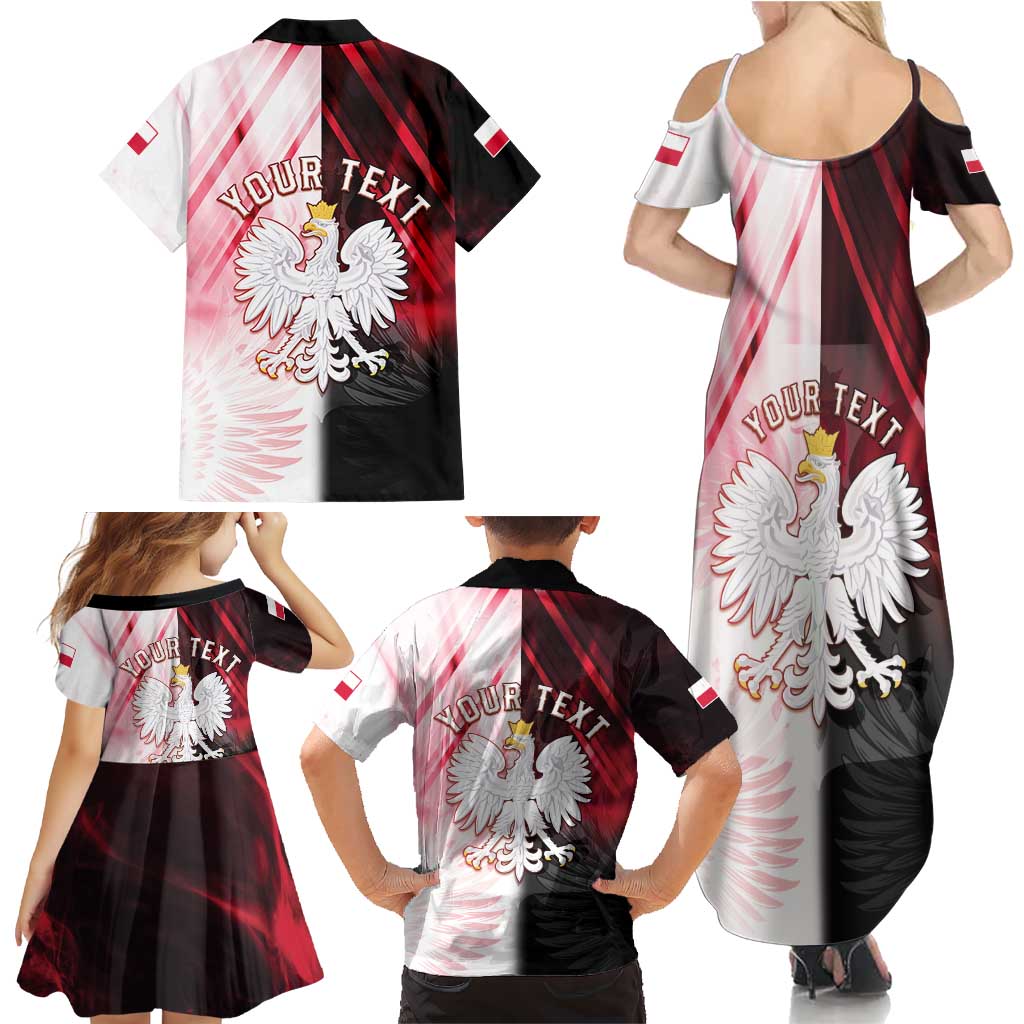 Personalized Poland Crowned Eagle Family Matching Summer Maxi Dress and Hawaiian Shirt Special Style - Wonder Print Shop