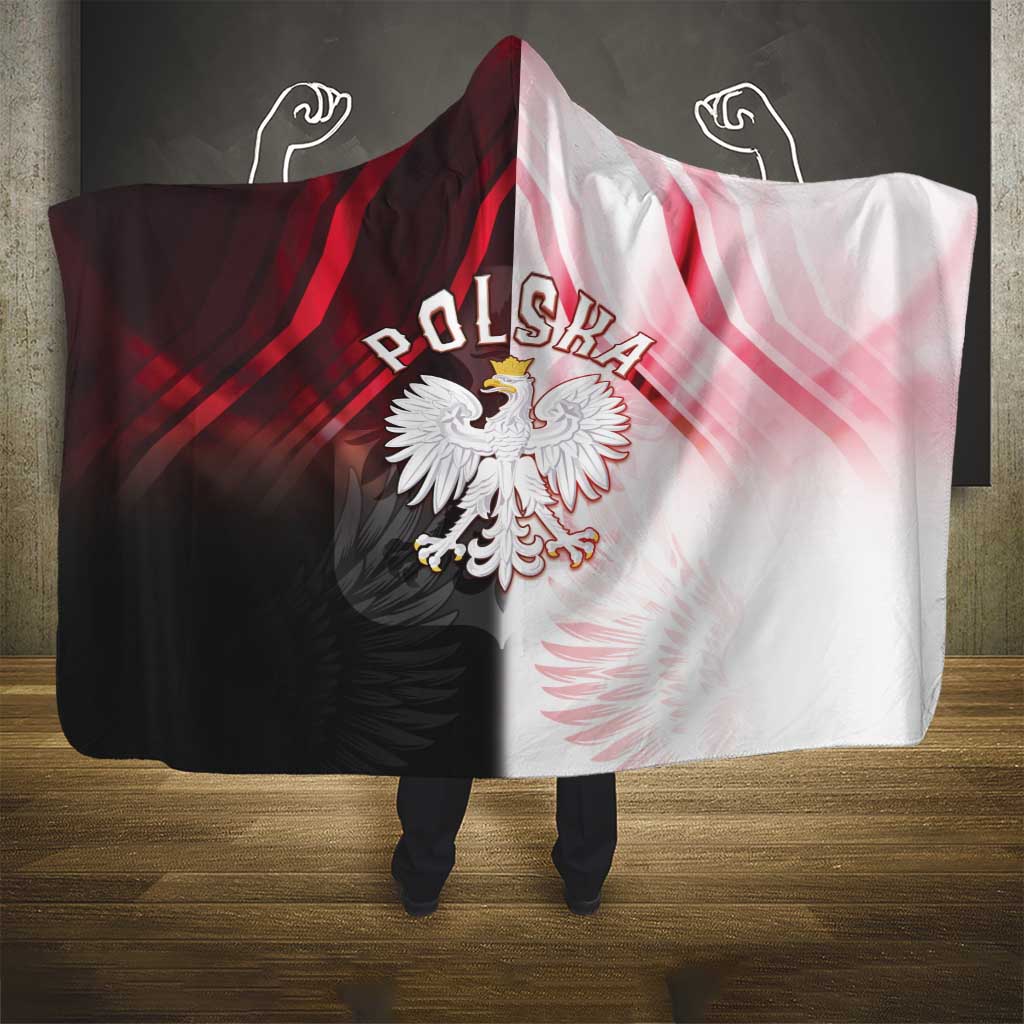 Poland Crowned Eagle Hooded Blanket Special Style - Wonder Print Shop