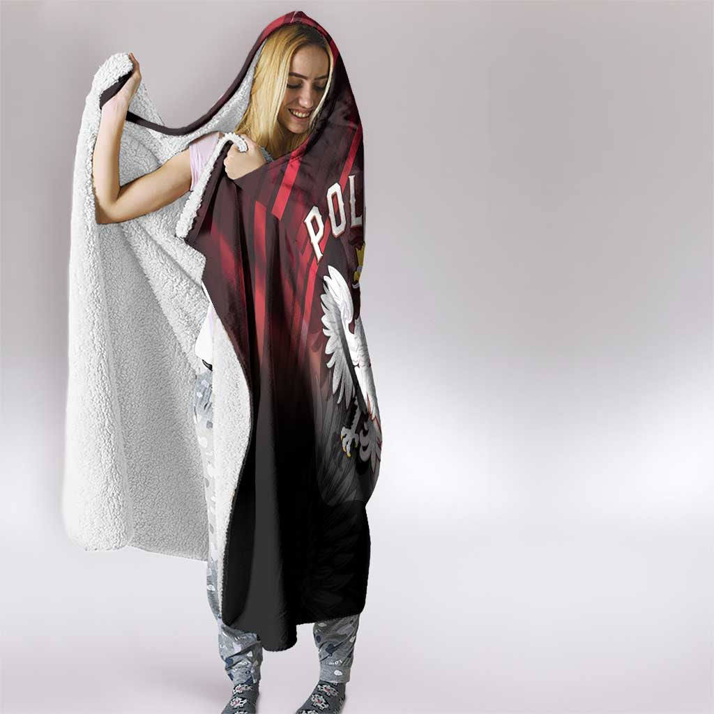 Poland Crowned Eagle Hooded Blanket Special Style - Wonder Print Shop